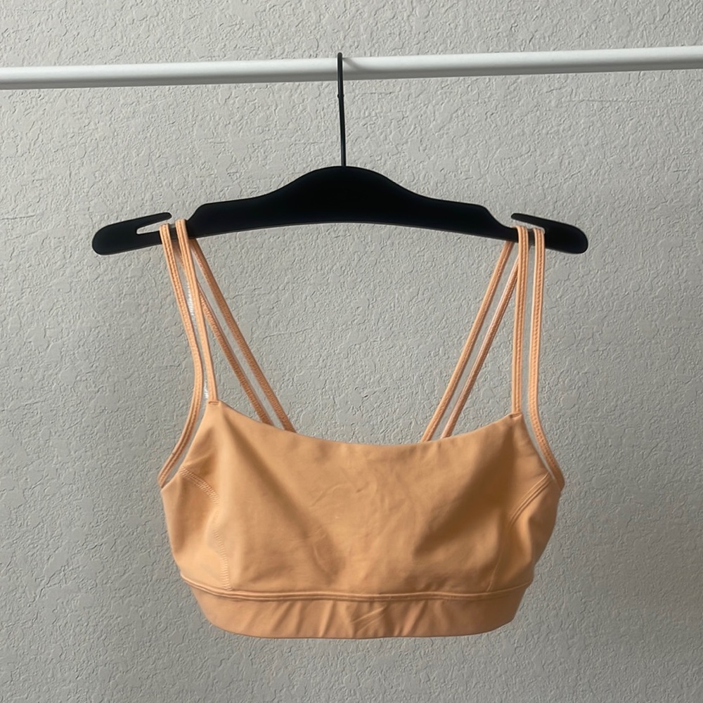 Lululemon Sports Bra Orange 🍊 4